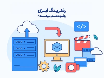 رندر ابری با سرورهای قدرتمند و پشتیبانی 24 ساعته برای پردازش سریع و امن تصاویر و ویدئوها